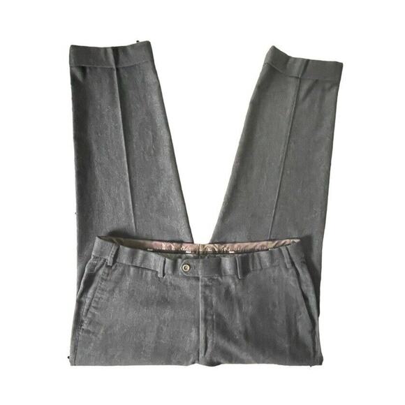 Hiltl The Ultimate Trousers Flannel Wool Blend Pants Romania Gray Size 38x30 Men